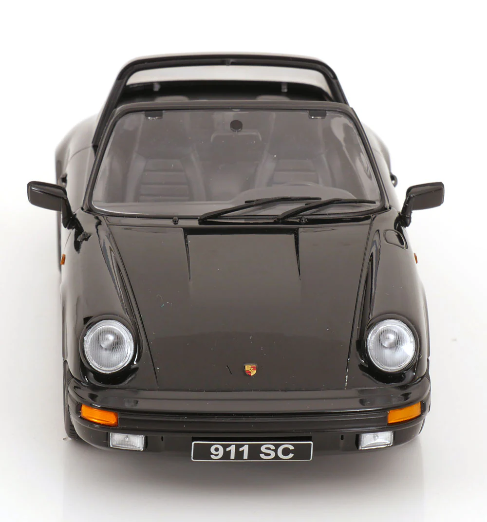KK Scale 1983 Porsche 911 SC Targa w/ Removable Roof G Series Black 1:18 - Image 6