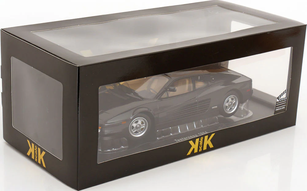 KK Scale 1984 Ferrari Testarossa Monospecchio (1st Miami Vice) Anthracite 1:18 - Image 7