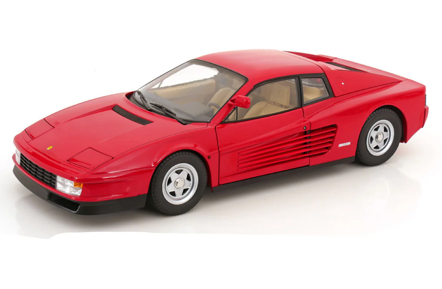 KK Scale 1984 Ferrari Testarossa Red Monospecchio US Version 1:12