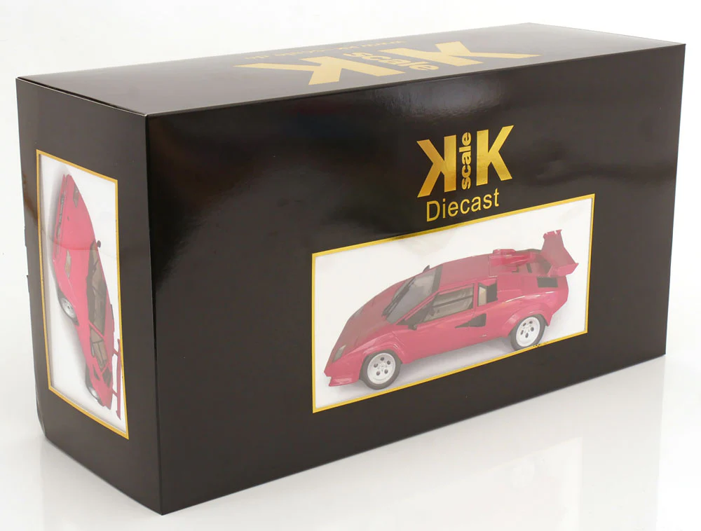 KK Scale 1985 Lamborghini Countach LP 5000S QV Red 1:12 - Image 10
