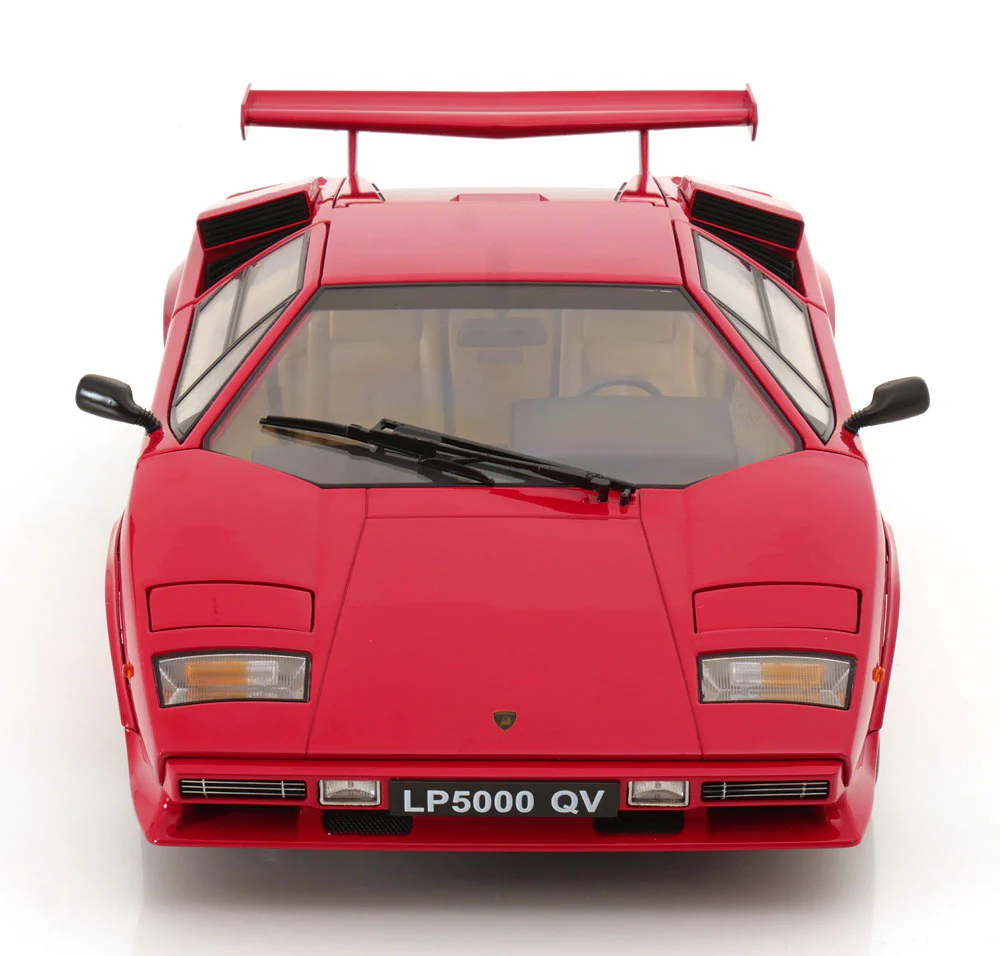 KK Scale 1985 Lamborghini Countach LP 5000S QV Red 1:12 - Image 6