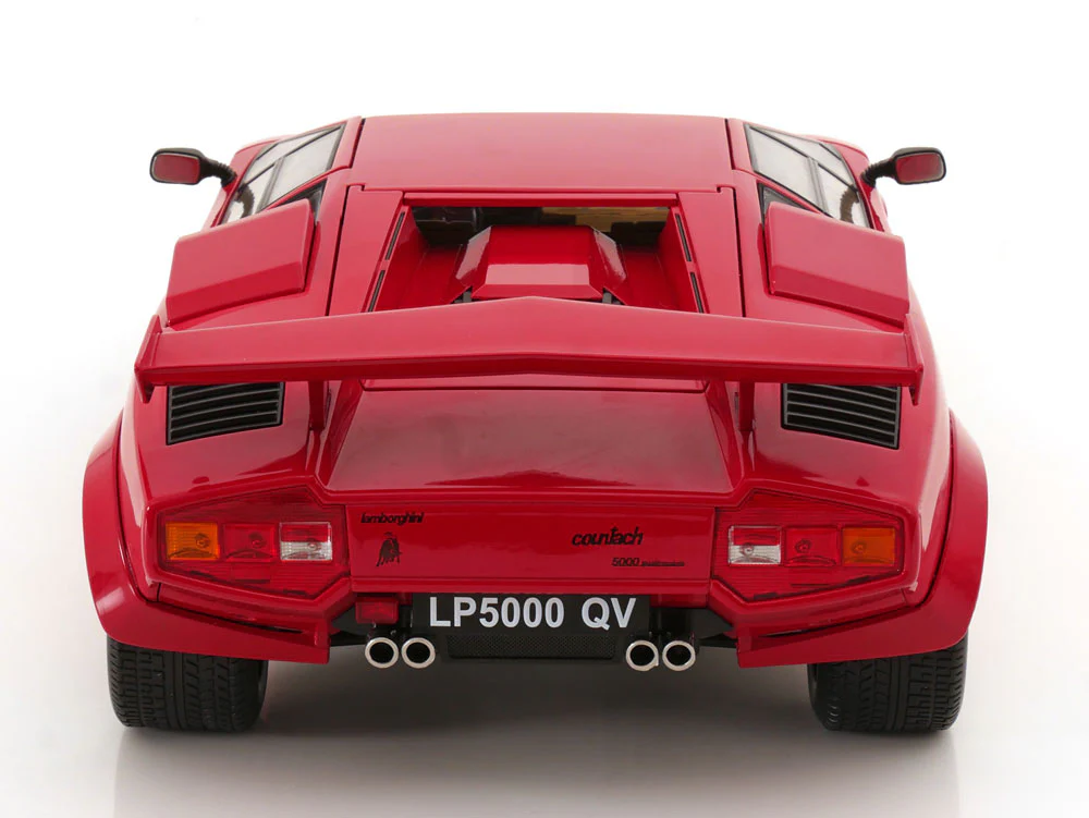 KK Scale 1985 Lamborghini Countach LP 5000S QV Red 1:12 - Image 8