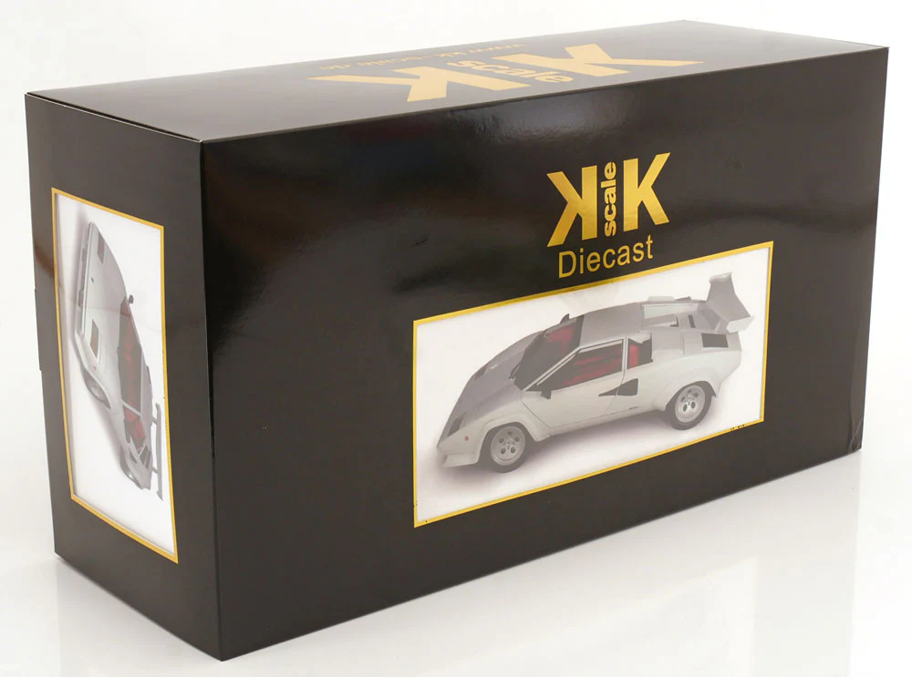 KK Scale 1985 Lamborghini Countach LP 5000S QV White 1:12 - Image 10