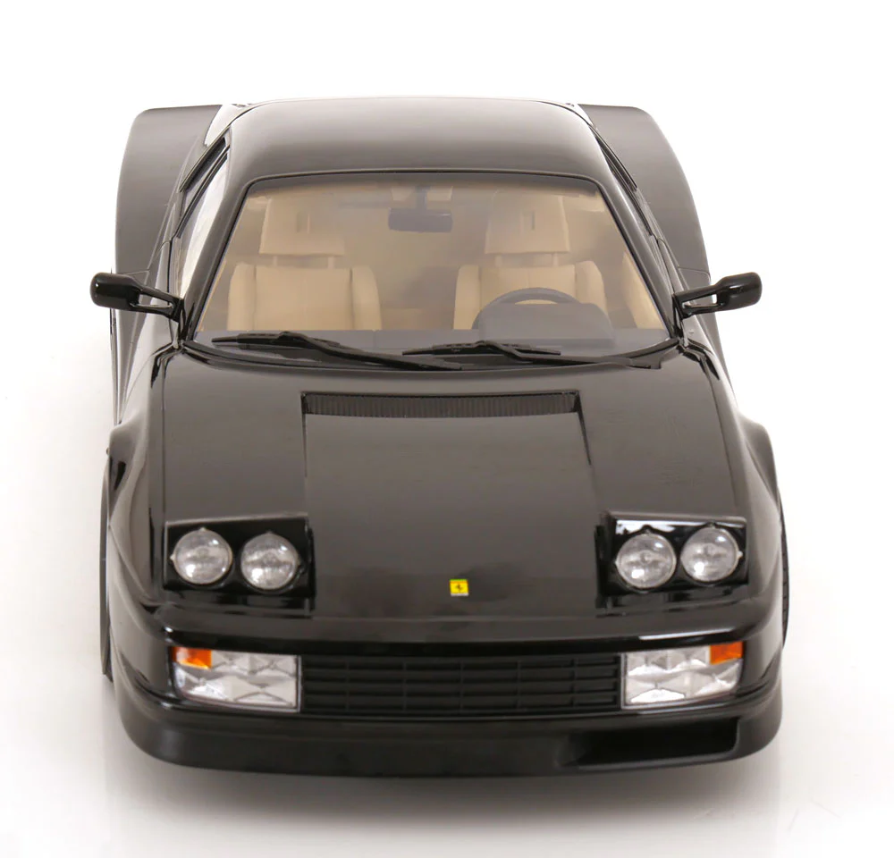 KK Scale 1986 Ferrari Testarossa Black Monospecchio European Version 1:12 - Image 7