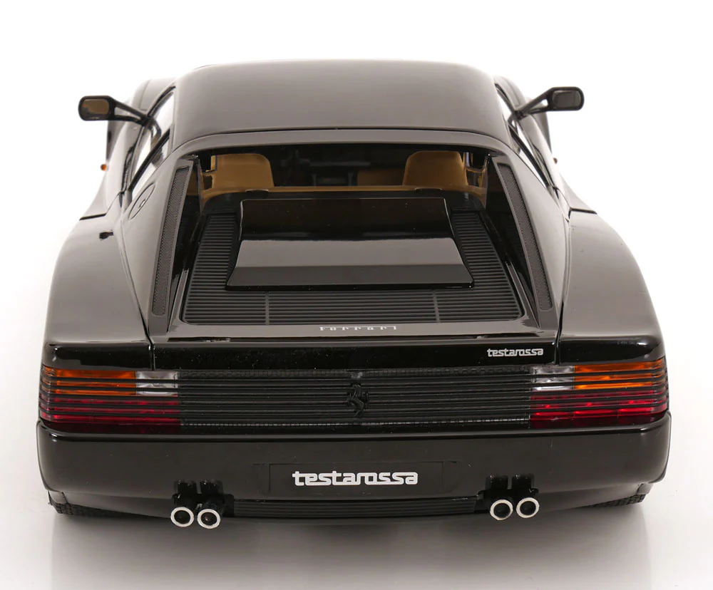 KK Scale 1986 Ferrari Testarossa Black Monospecchio European Version 1:12 - Image 8