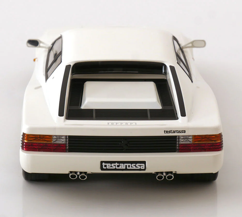 KK Scale 1986 Ferrari Testarossa European Version White 1:18 - Image 5