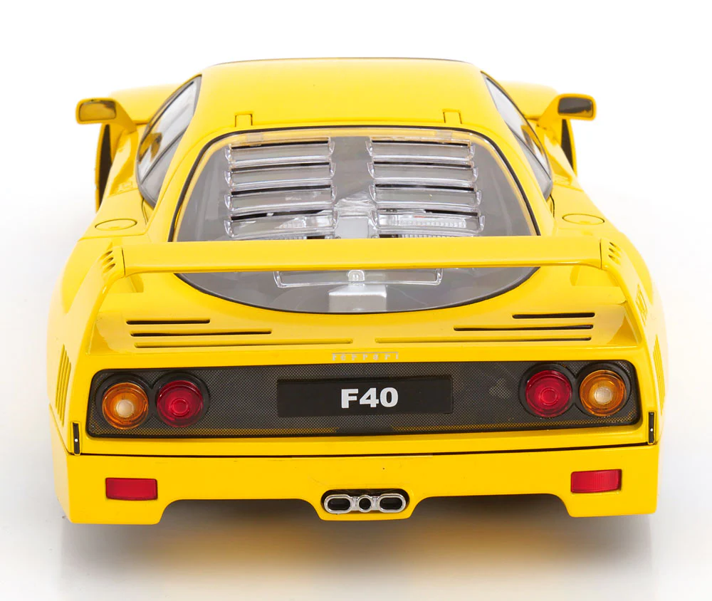 KK Scale 1987 Ferrari F40 Giallo (Yellow) 1:12 - Image 8