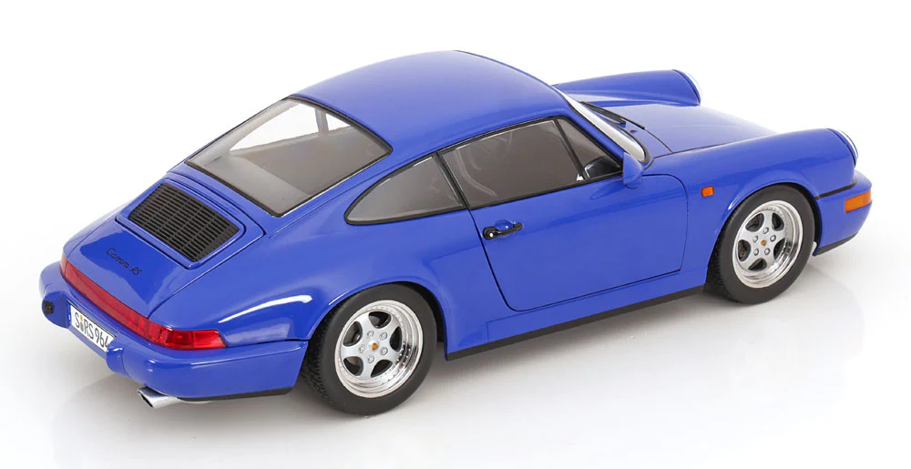 KK Scale 1992 Porsche 911 (964) RS Coupe w/ Speedline Wheels Maritime Blue 1:12 - Image 5