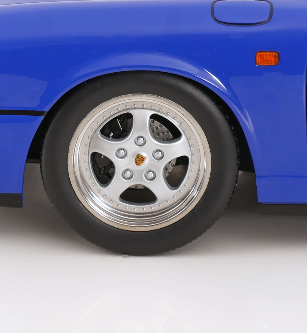 KK Scale 1992 Porsche 911 (964) RS Coupe w/ Speedline Wheels Maritime Blue 1:12 - Image 7