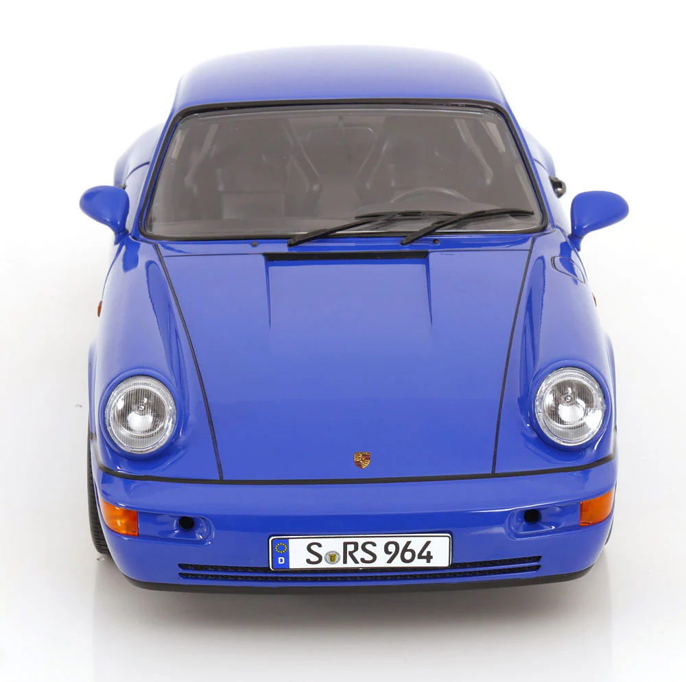 KK Scale 1992 Porsche 911 (964) RS Coupe w/ Speedline Wheels Maritime Blue 1:12 - Image 8
