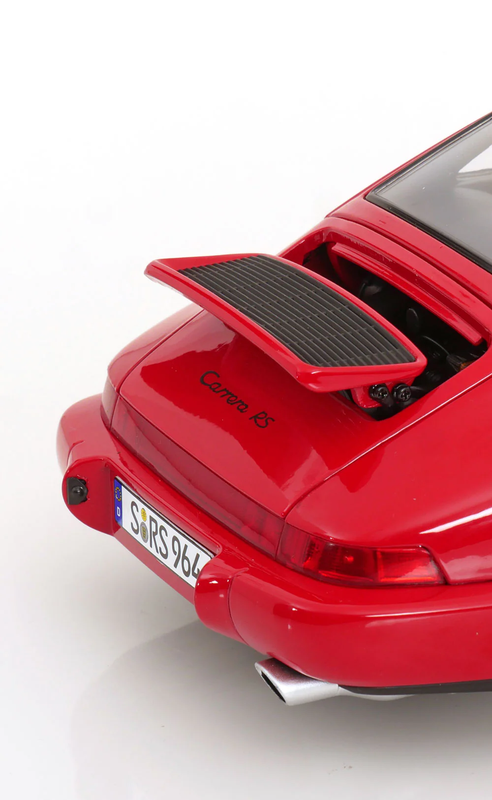 KK Scale 1992 Porsche 911 (964) RS Coupe w/ Cup Wheels Guards Red 1:12 - Image 4