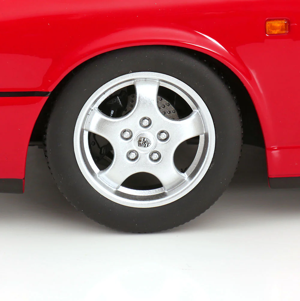 KK Scale 1992 Porsche 911 (964) RS Coupe w/ Cup Wheels Guards Red 1:12 - Image 7