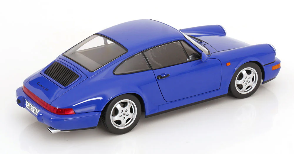 KK Scale 1992 Porsche 911 (964) RS Coupe w/ Cup Wheels Maritime Blue 1:12 - Image 5
