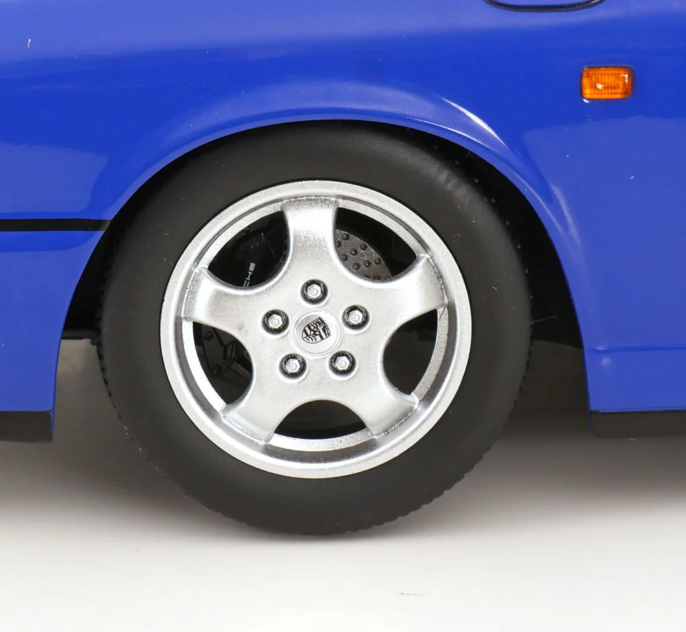 KK Scale 1992 Porsche 911 (964) RS Coupe w/ Cup Wheels Maritime Blue 1:12 - Image 7