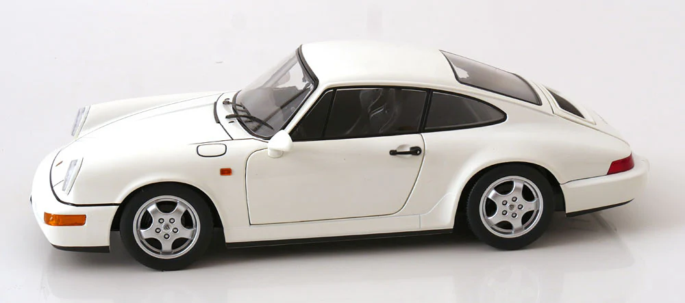 KK Scale 1992 Porsche 911 (964) RS Coupe w/ Cup Wheels White 1:12 - Image 6