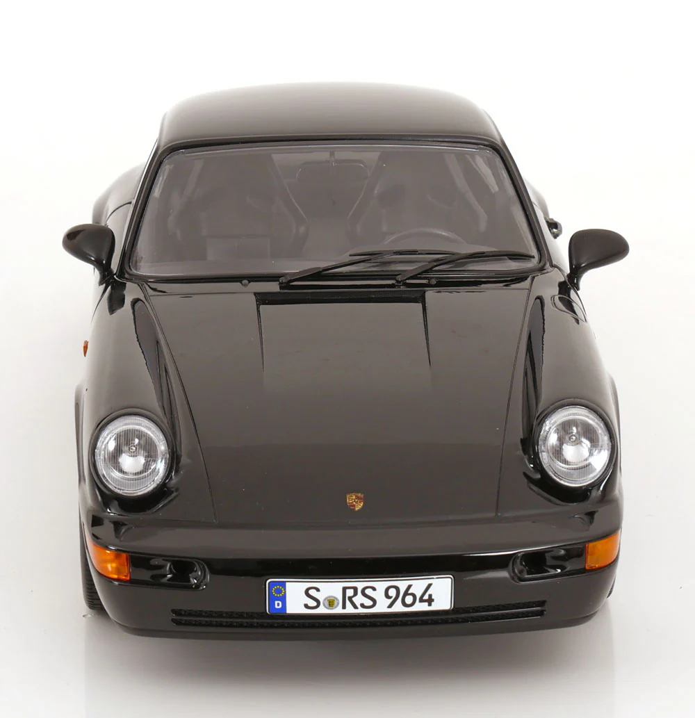 KK Scale 1992 Porsche 911 (964) RS Coupe w/ Speedline Wheels Black 1:12 - Image 8
