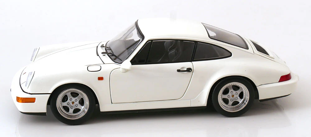 KK Scale 1992 Porsche 911 (964) RS Coupe w/ Speedline Wheels White 1:12 - Image 6