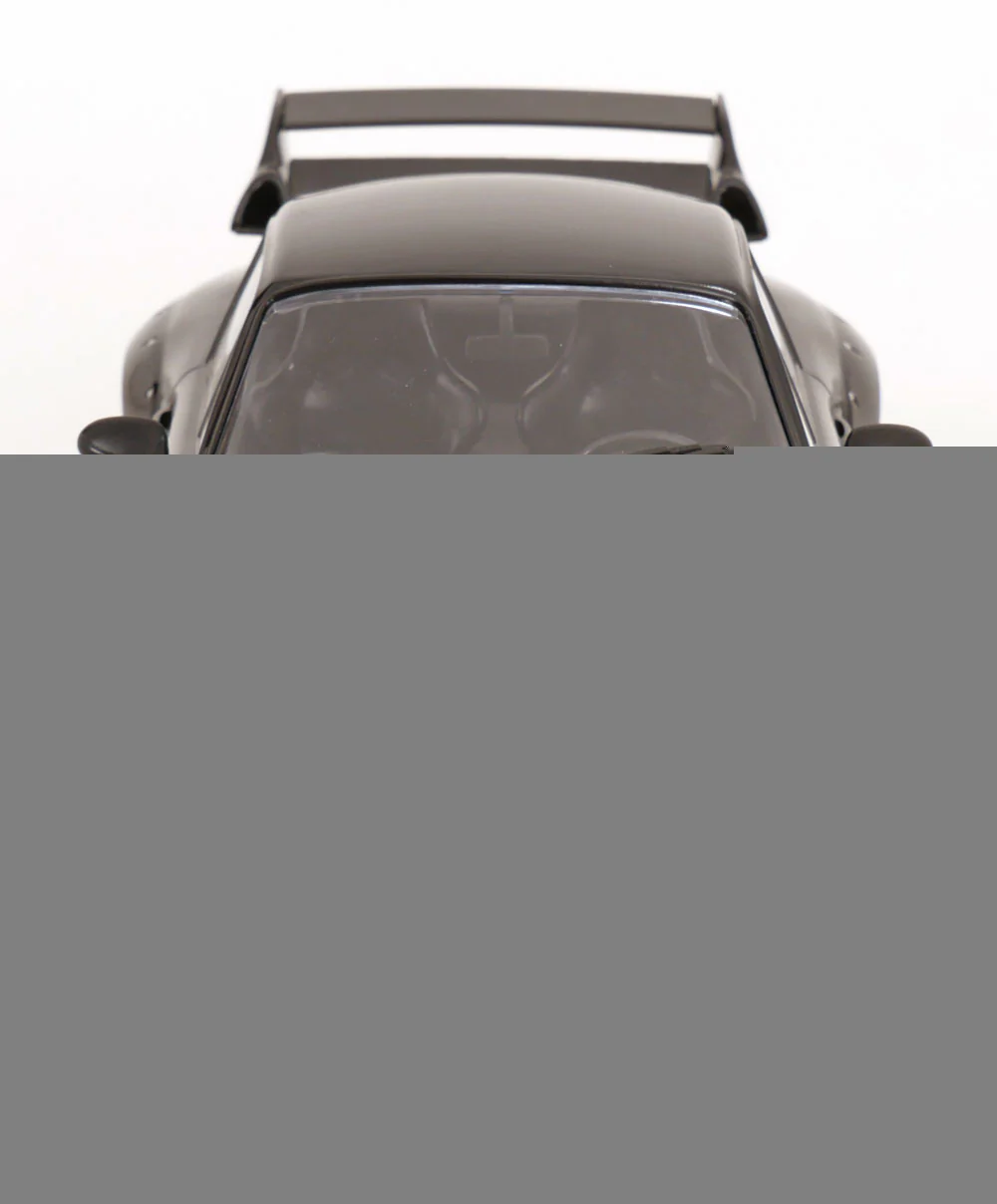 KK Scale 1996 Porsche 911 993 GT2 w/ Gold BBS Wheels Black 1:18 - Image 4