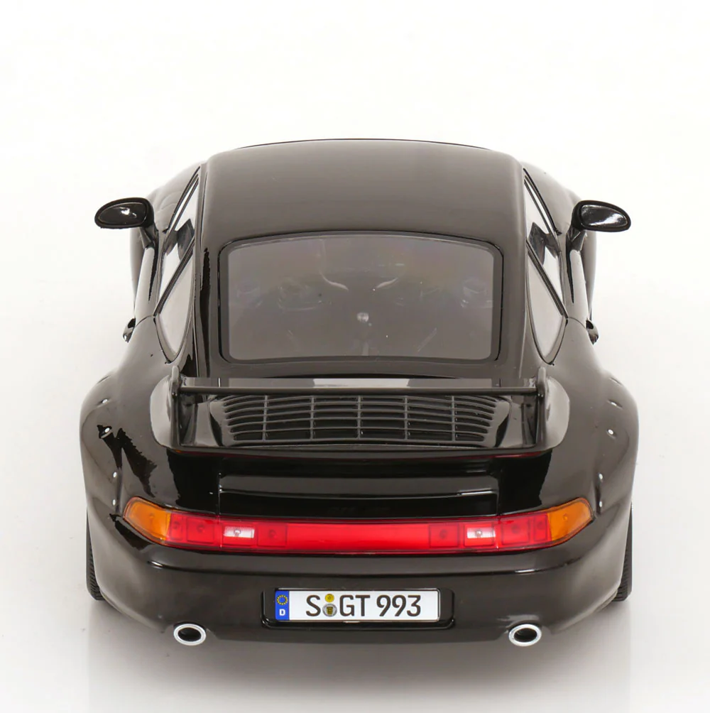 KK Scale 1996 Porsche 911 993 GT2 w/ Speedline Wheels Black 1:18 - Image 5