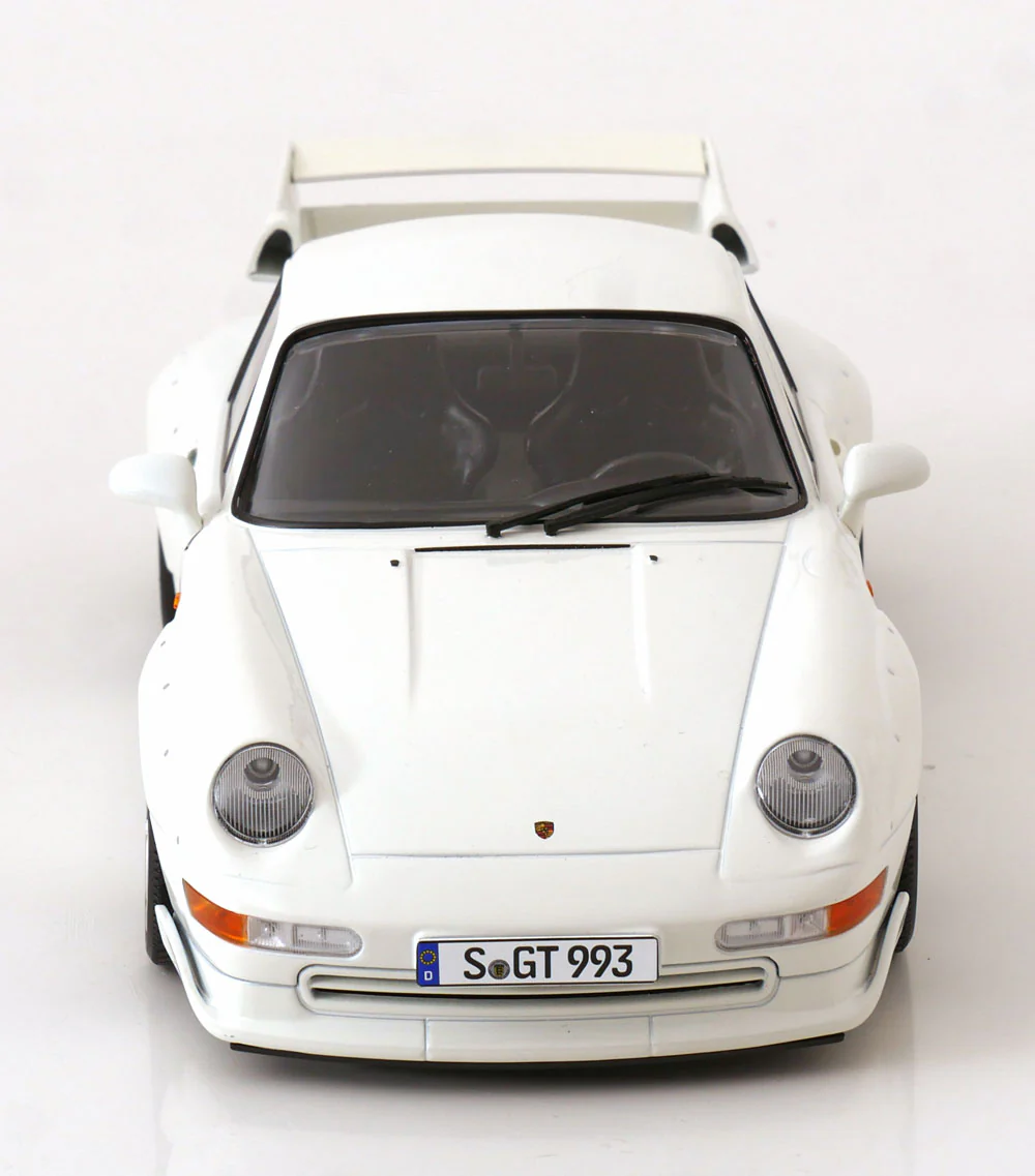 KK Scale 1996 Porsche 911 993 GT2 w/ Speedline Wheels White 1:18 - Image 4