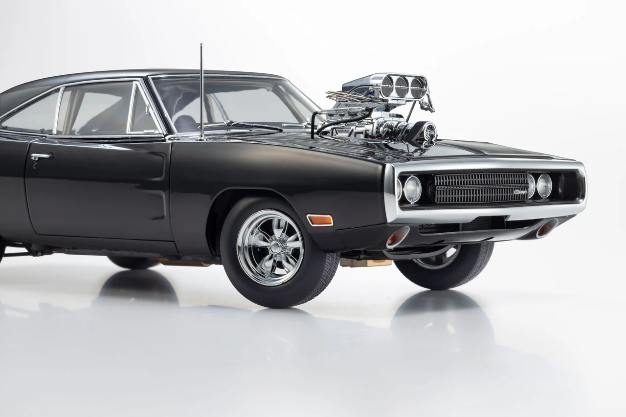 Kyosho 1970 Dodge Charger R/T "Fast & the Furious" Black 1:18 - Image 14