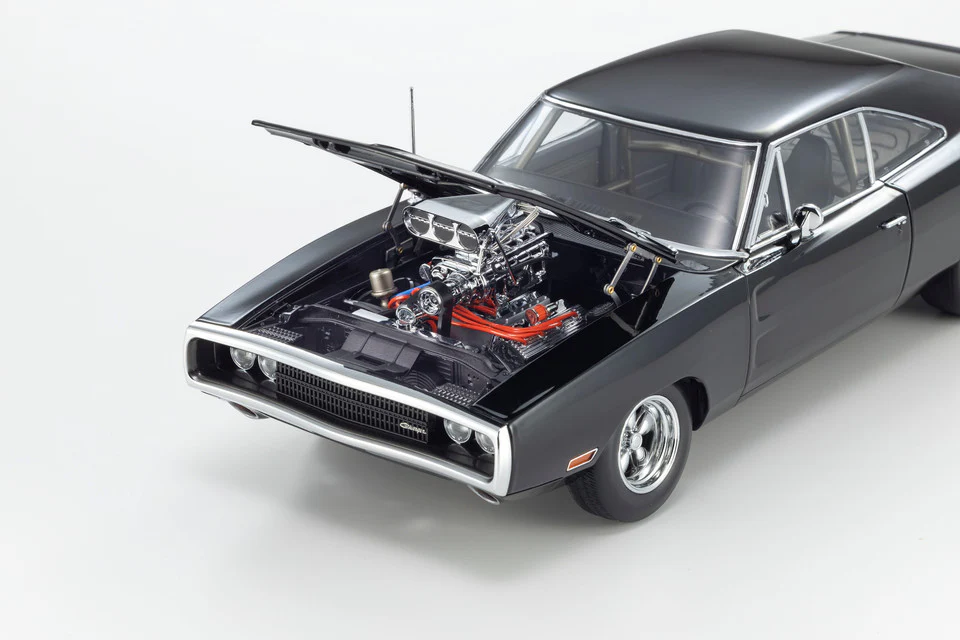 Kyosho 1970 Dodge Charger R/T "Fast & the Furious" Black 1:18 - Image 16