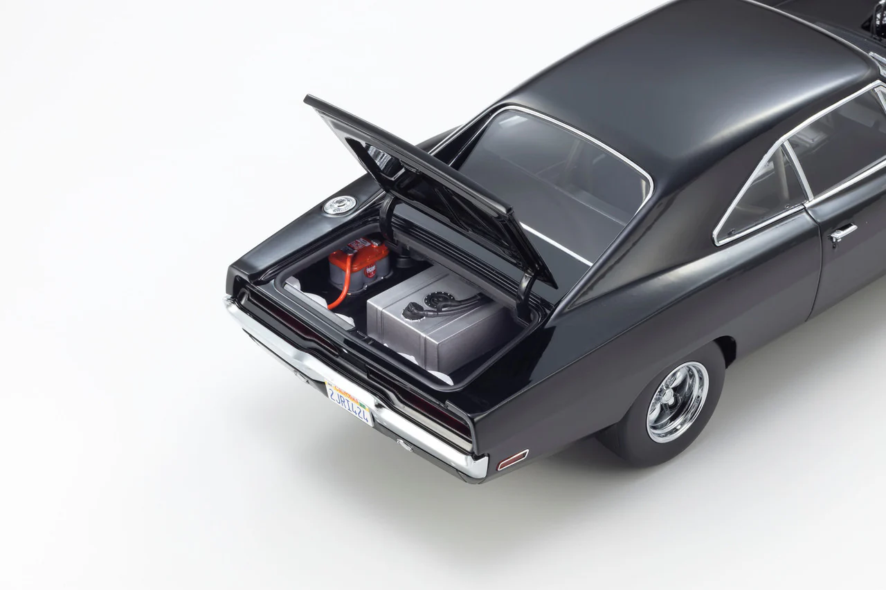 Kyosho 1970 Dodge Charger R/T "Fast & the Furious" Black 1:18 - Image 18
