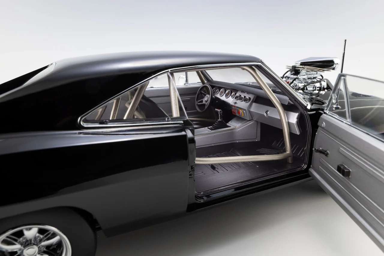 Kyosho 1970 Dodge Charger R/T "Fast & the Furious" Black 1:18 - Image 19