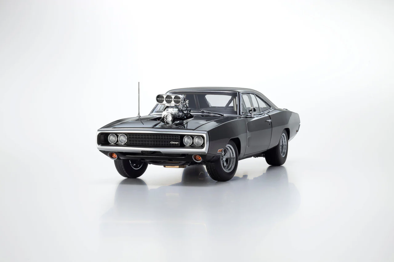 Kyosho 1970 Dodge Charger R/T "Fast & the Furious" Black 1:18 - Image 3