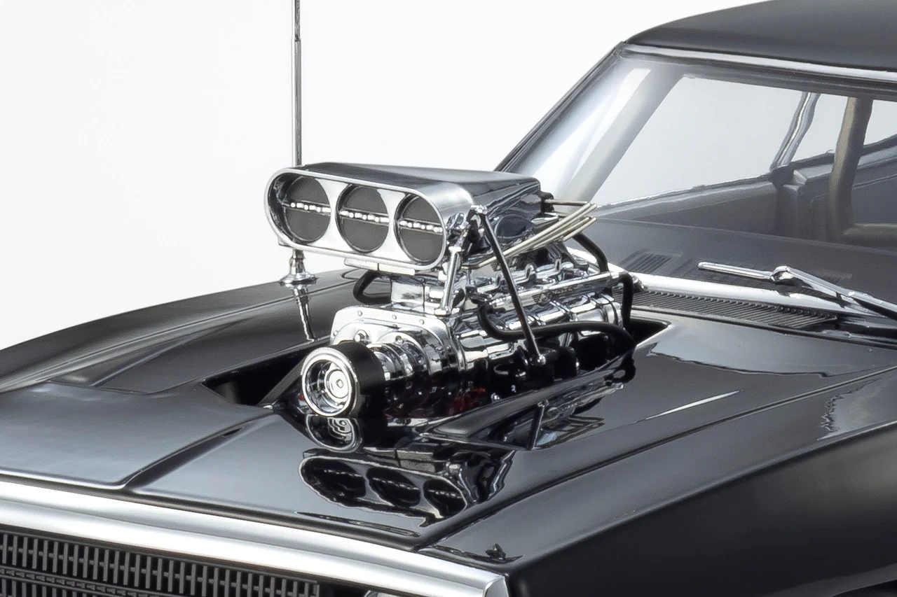 Kyosho 1970 Dodge Charger R/T "Fast & the Furious" Black 1:18 - Image 4