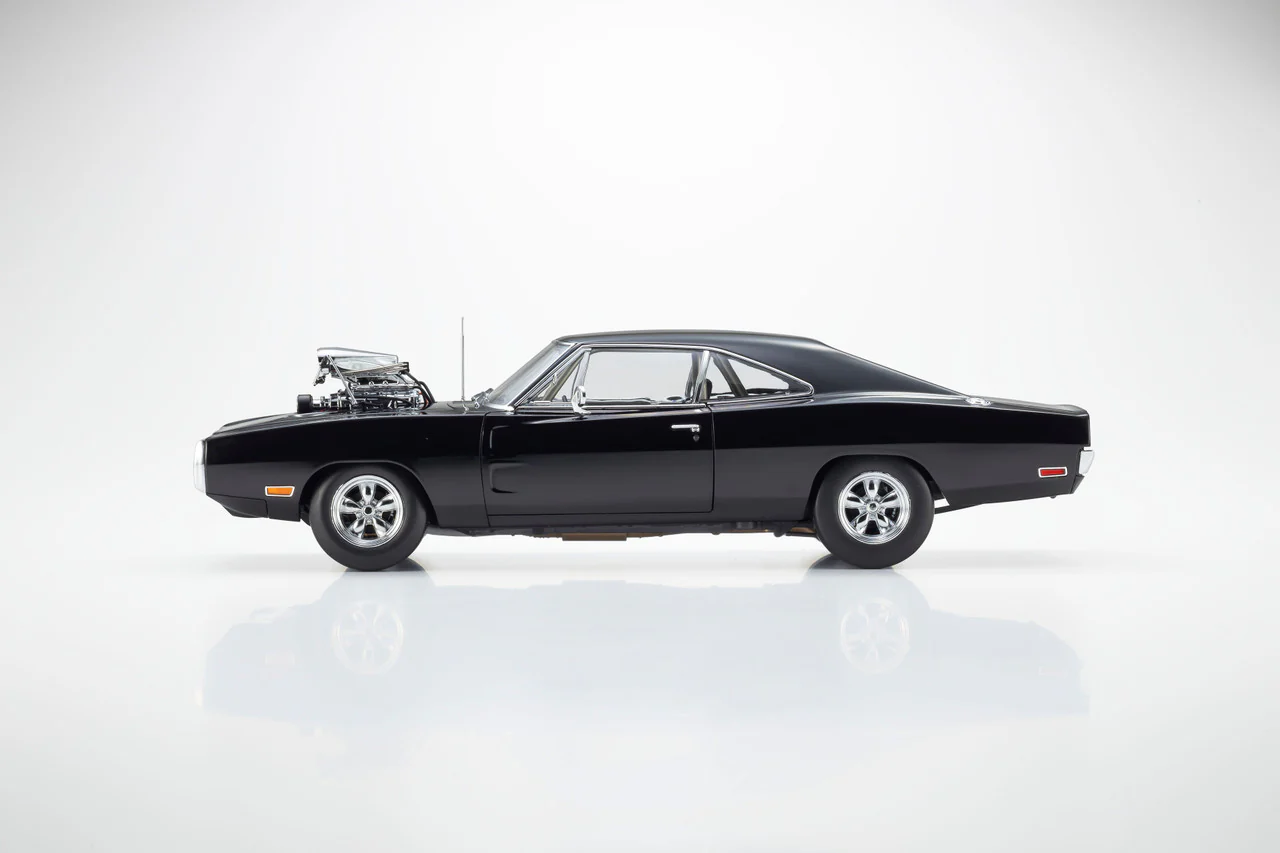 Kyosho 1970 Dodge Charger R/T "Fast & the Furious" Black 1:18 - Image 6
