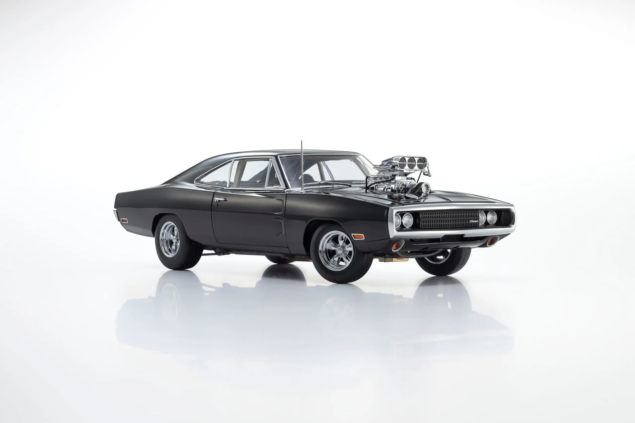 Kyosho 1970 Dodge Charger R/T "Fast & the Furious" Black 1:18 - Image 7