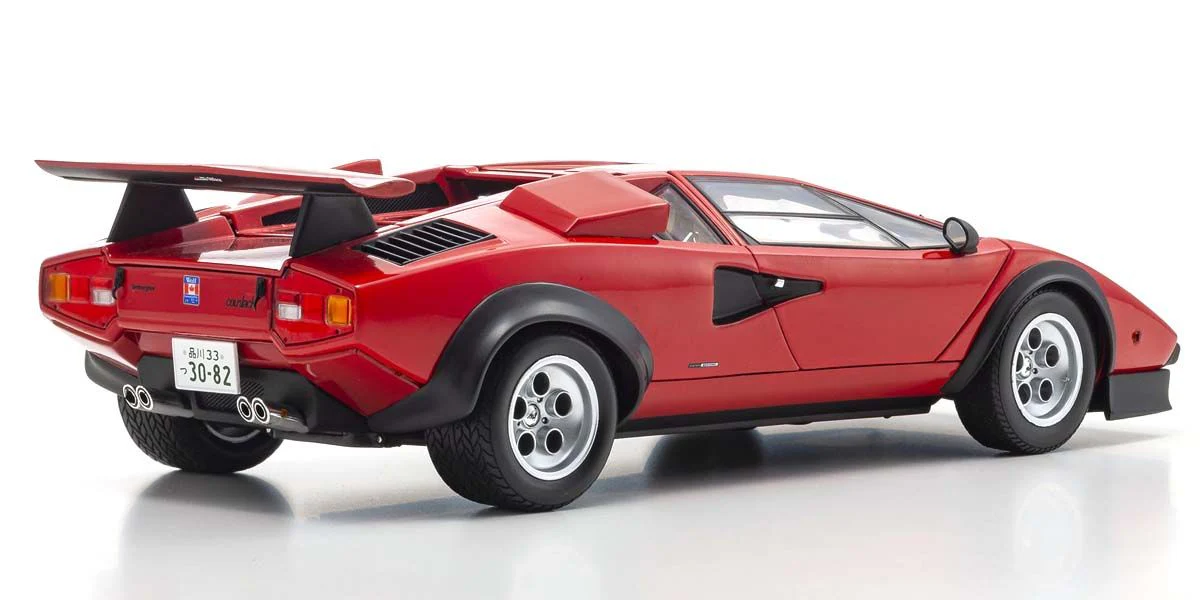 Kyosho 1982 Lamborghini Countach LP500S Walter Wolf Red 1:18 RESIN - Image 3