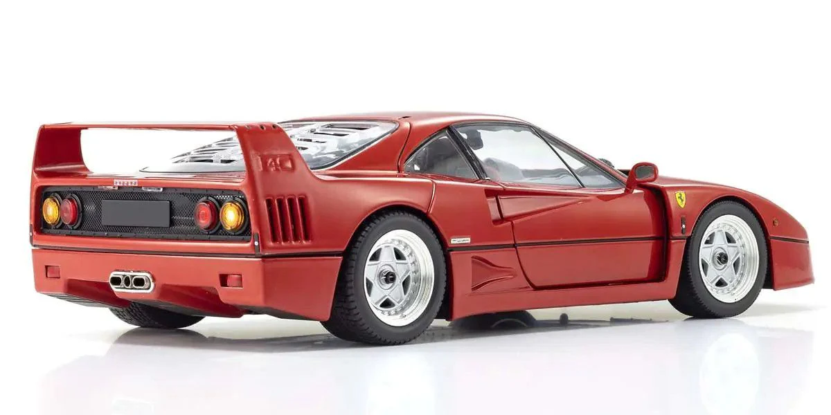 Kyosho 1987 Ferrari F40 Rossa Corsa Red V2 1:18 - Image 2