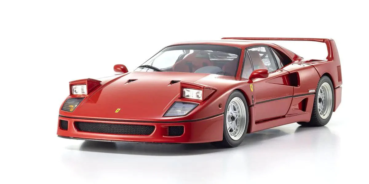 Kyosho 1987 Ferrari F40 Rossa Corsa Red V2 1:18 - Image 4