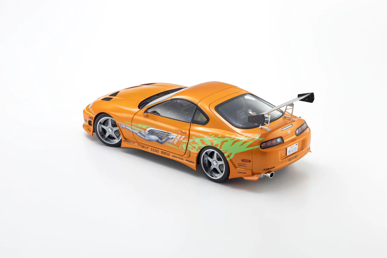 Kyosho 1993 Toyota Supra MK4 (A80) "Fast & the Furious" Orange Pearl 1:18 - Image 17