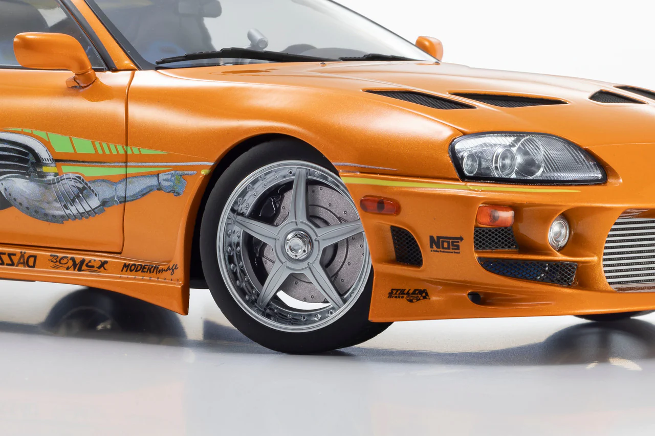 Kyosho 1993 Toyota Supra MK4 (A80) "Fast & the Furious" Orange Pearl 1:18 - Image 24