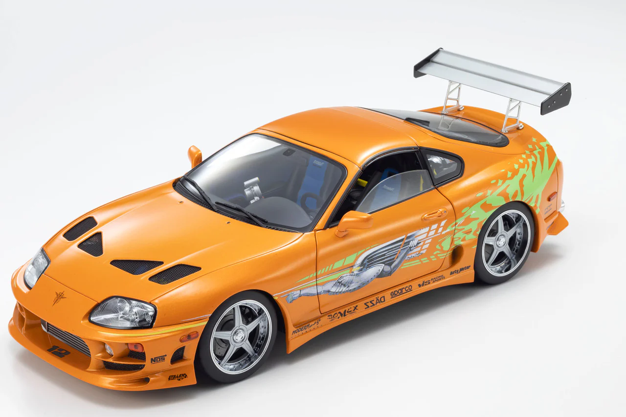 Kyosho 1993 Toyota Supra MK4 (A80) "Fast & the Furious" Orange Pearl 1:18 - Image 30