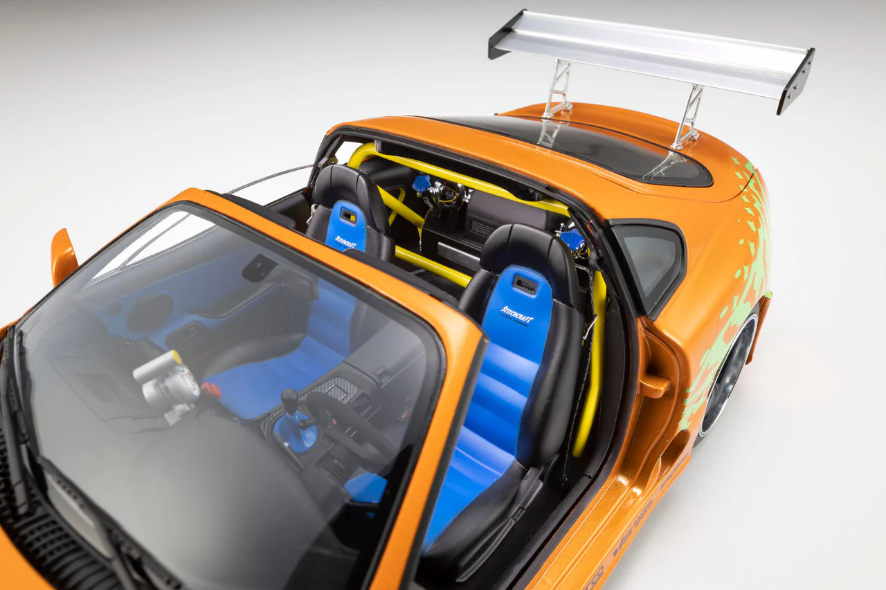 Kyosho 1993 Toyota Supra MK4 (A80) "Fast & the Furious" Orange Pearl 1:18 - Image 32