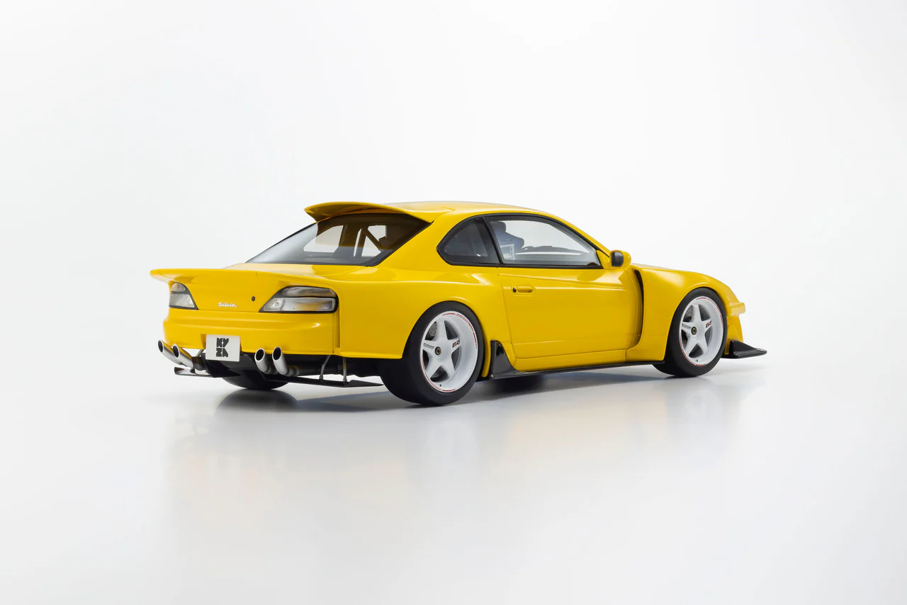 Kyosho Nissan Silvia (S15) Khyzyl Saleem Yellow 1:18 - Image 2