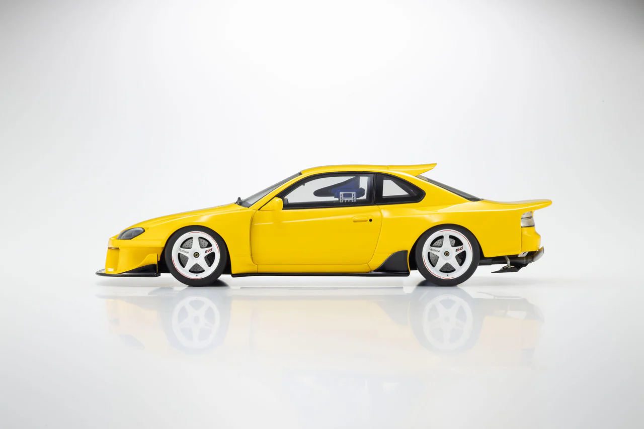 Kyosho Nissan Silvia (S15) Khyzyl Saleem Yellow 1:18 - Image 3