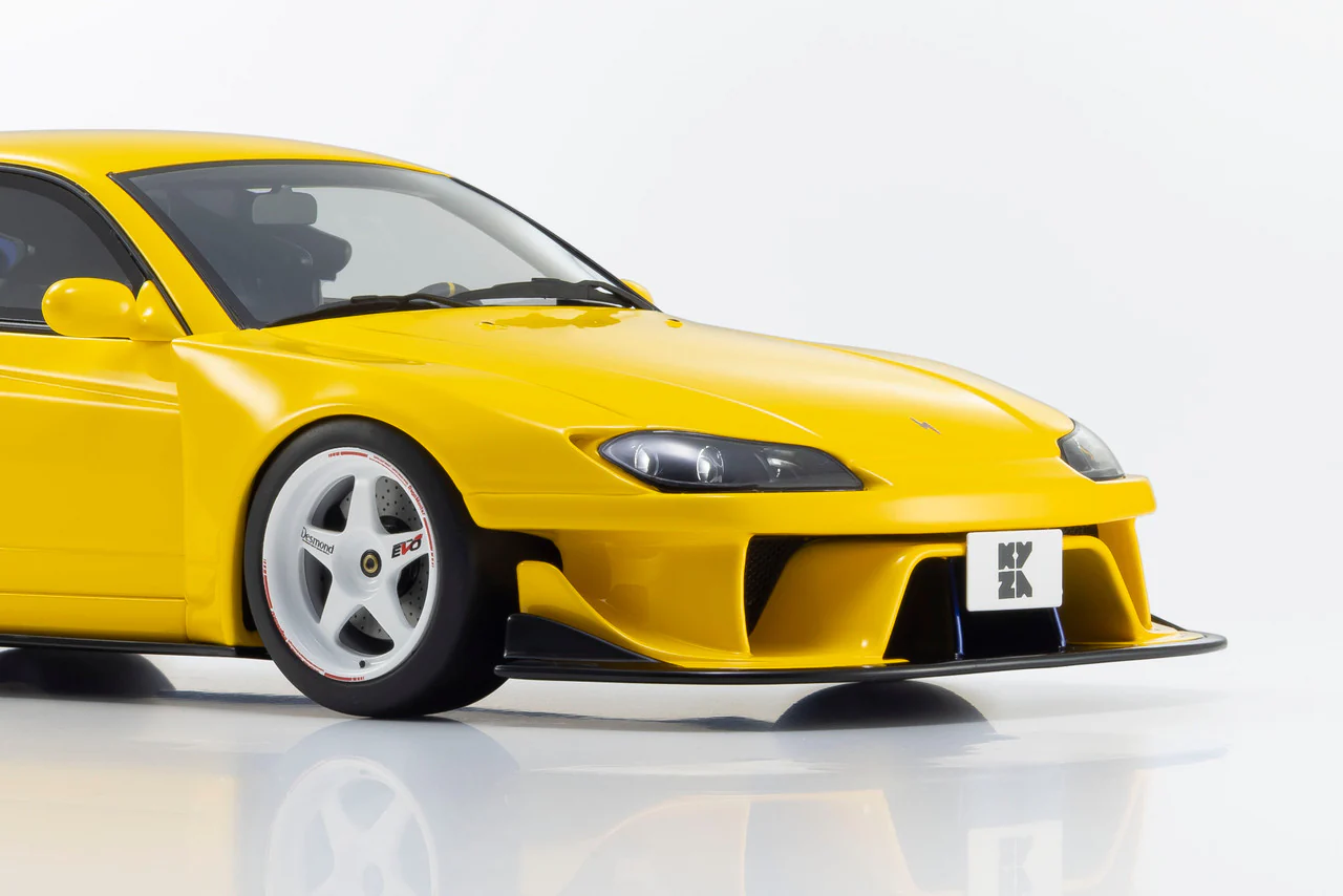 Kyosho Nissan Silvia (S15) Khyzyl Saleem Yellow 1:18 - Image 4