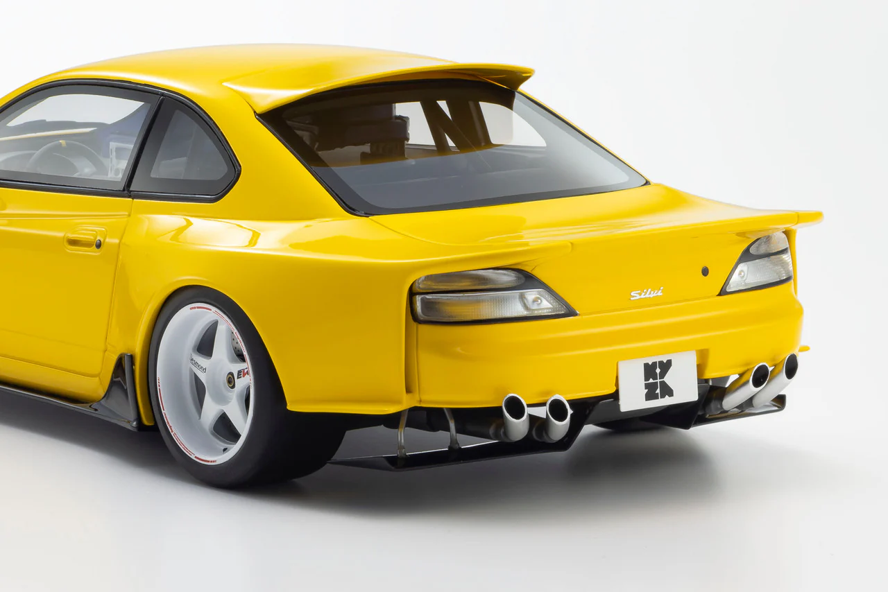 Kyosho Nissan Silvia (S15) Khyzyl Saleem Yellow 1:18 - Image 5