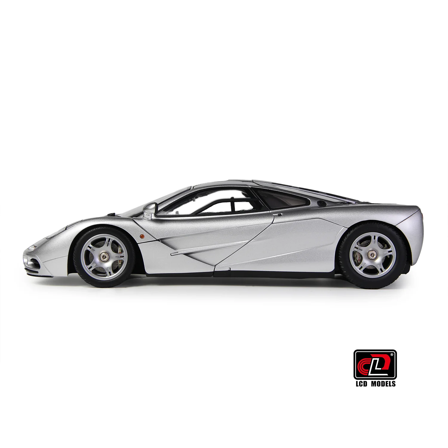 LCD 1993 Mclaren F1 XP5 Silver Metallic 1:18 - Image 5
