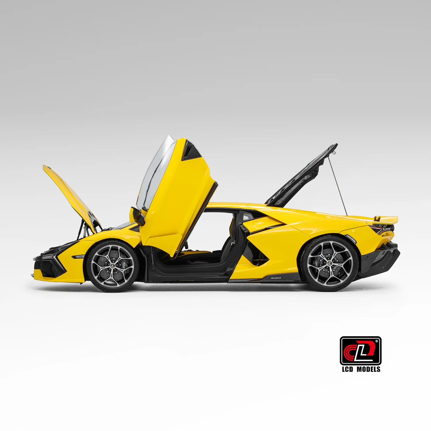 LCD 2024 Lamborghini Revuelto Yellow 1:18 - Image 9