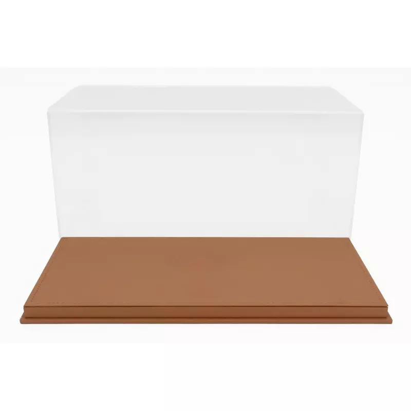 Luxbox Display Case with Brown Leather (synthetic) Base 1:12 - Image 2
