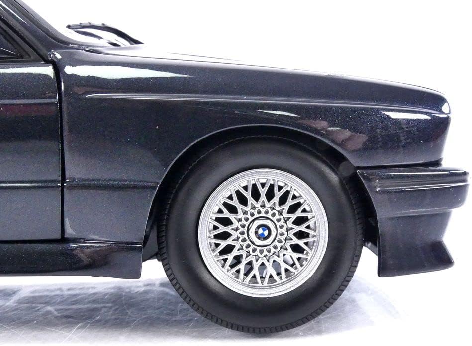 Minichamps 1989 BMW M3 (E30) Street Evo Blue Metallic 1:18 - Image 6