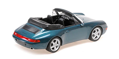 Minichamps 1994 Porsche 911 (993) Carrera Cabriolet Green Metallic 1:18 - Image 2