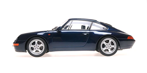 Minichamps 1995 Porsche 911 (993) Carrera Coupe Dark Blue Metallic 1:18 - Image 3