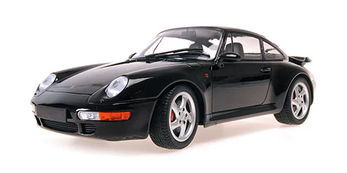 Minichamps 1995 Porsche 911 (993) Turbo Black 1:18 - Image 4